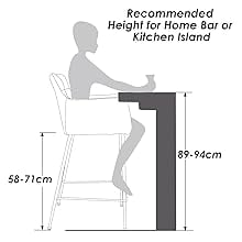 chaise bar gris