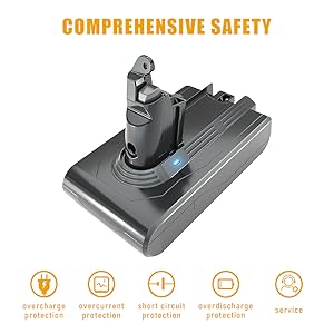 Batterie pour Dyson aspirateurs V6 Batterie de Remplacement pour Dyson