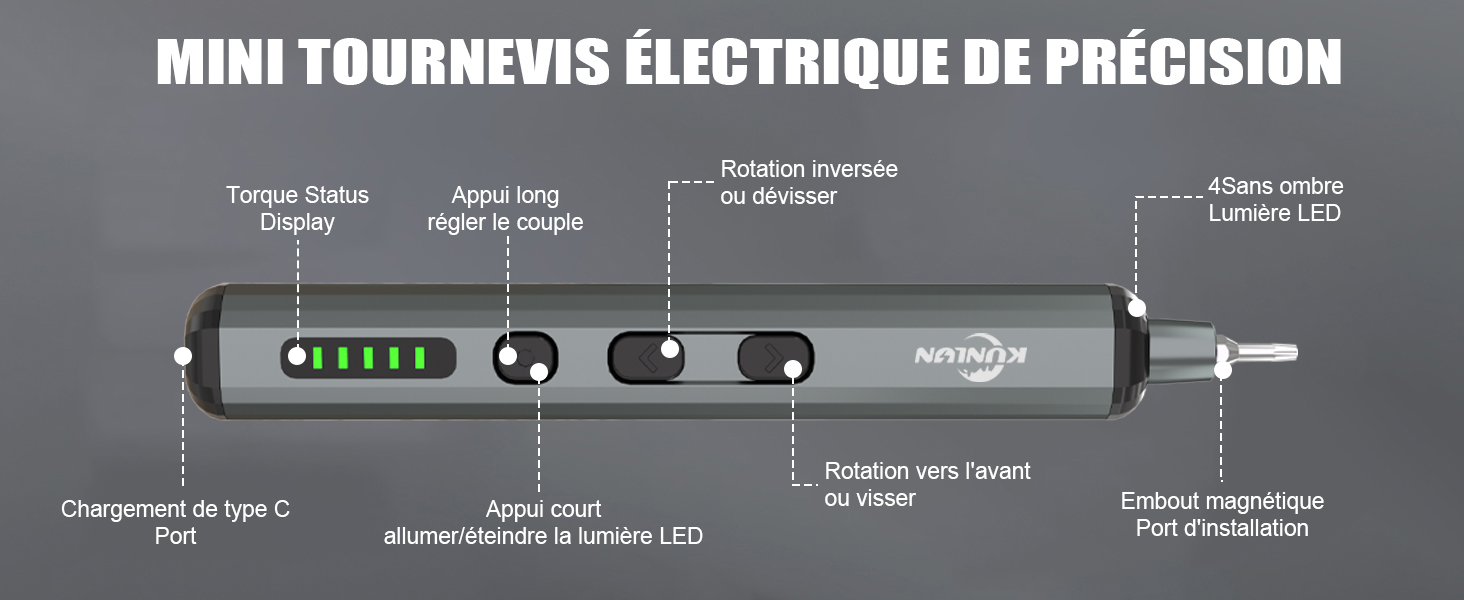 Tournevis électrique tournevis électrique ensemble d'outils d'électricien