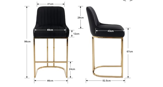 les tabourets de bar [unused0] et dorés