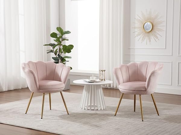 chaise pied dore chaise rose