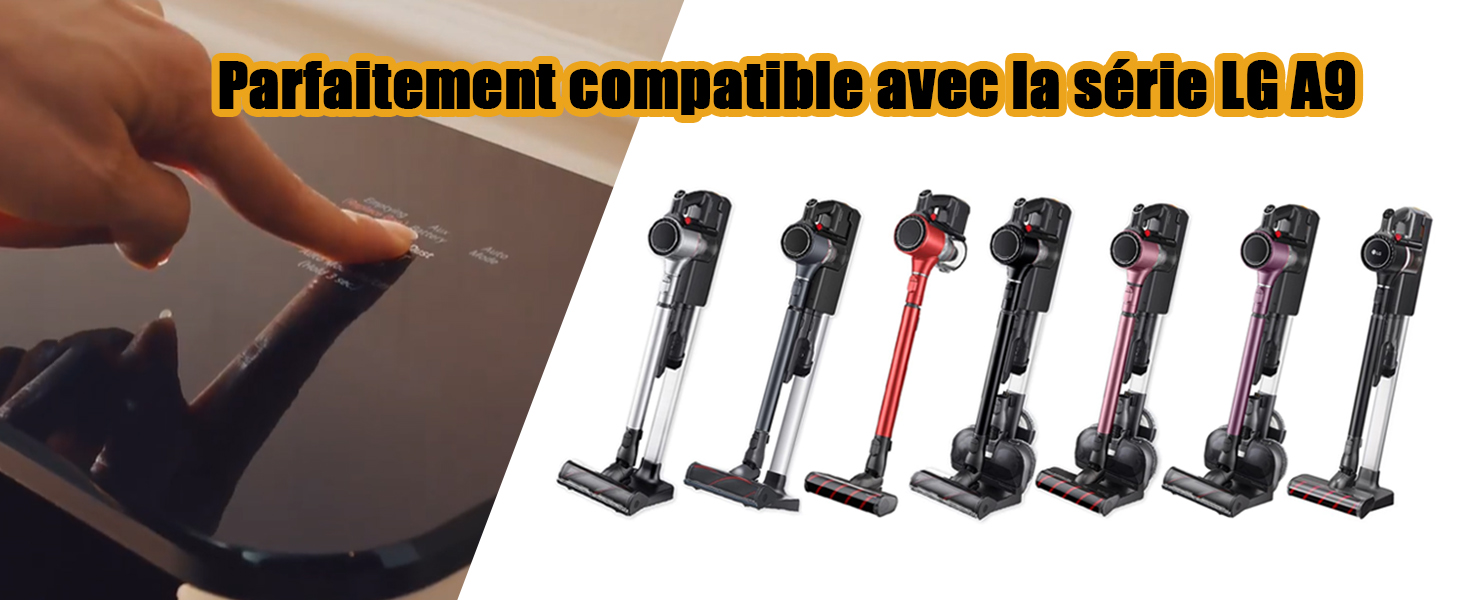 KUNLUN Batterie compatible avec LG Cordzero A9T A9K A9S