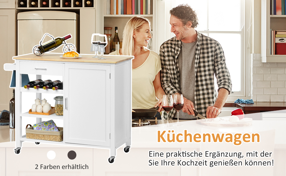Rollender Küchenwagen