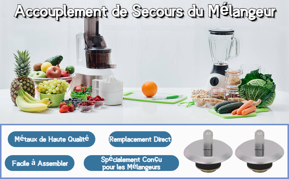 Kit d'accouplement d'entraînement 2 pièces accessoires 