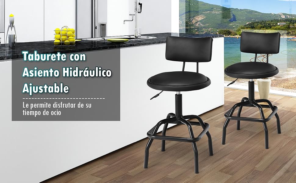 Taburete de Bar Giratorio