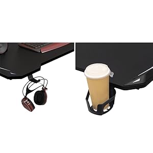 Kopfhö.rerhalterung und Becherhalter