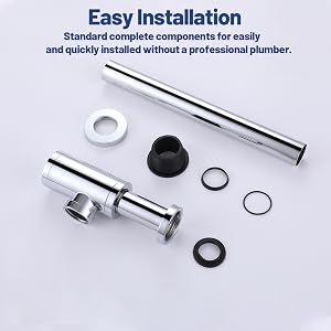 chrome bathroom sink drain