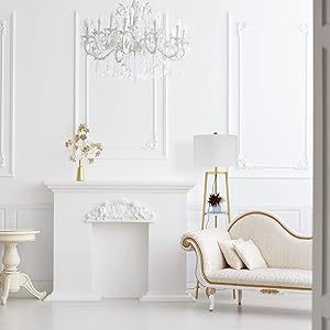 LUVODI Lampada da Terra Vintage: Lampada da Salotto Piantana Moderna