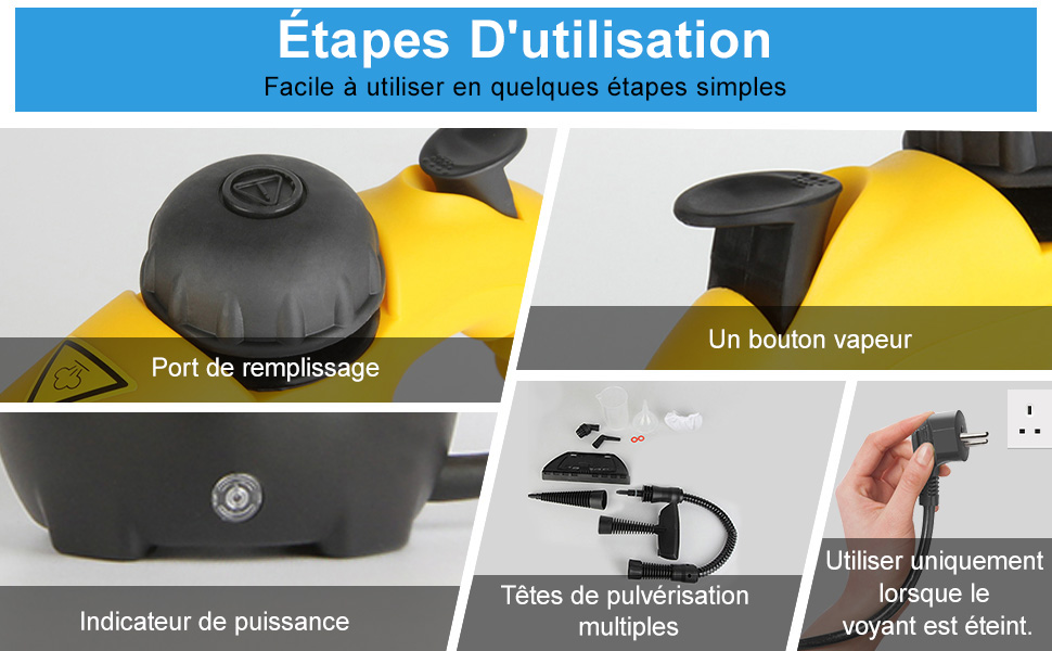 Nettoyeur Vapeur Multifonctionnel