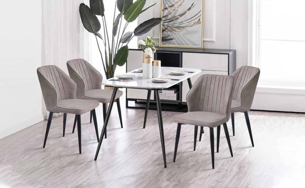 Lot de 2 chaises de salle à manger