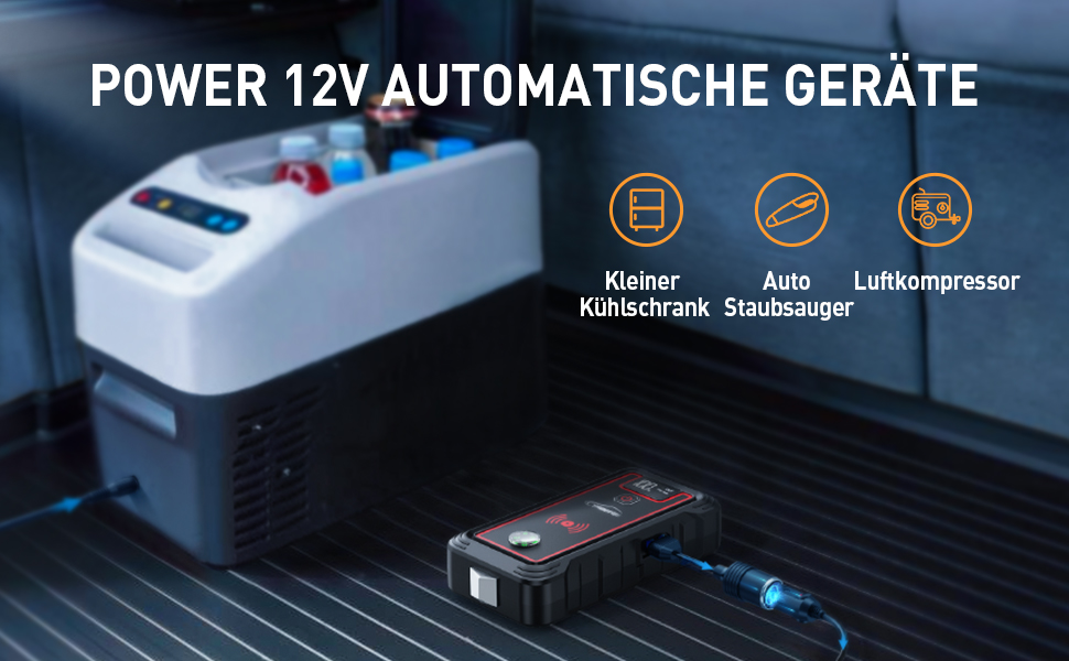 Starthilfe Powerbank Autobatterie Yaber 12000mAh in München -  Ramersdorf-Perlach, Ersatz- & Reparaturteile
