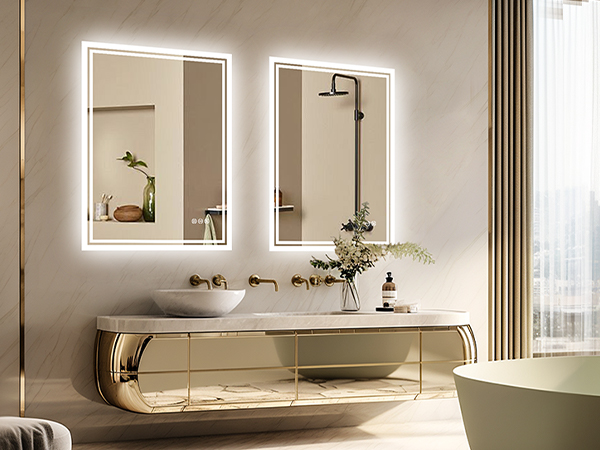 LUVODI Specchio Retroilluminato Bagno con Led Luce