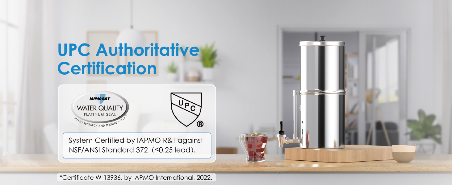 WD-TK Gravity-fed Water Filter System