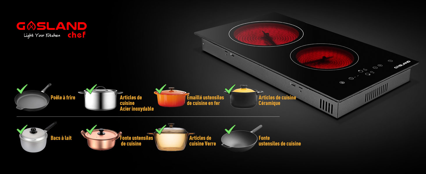 plaque de cuisson en céramique