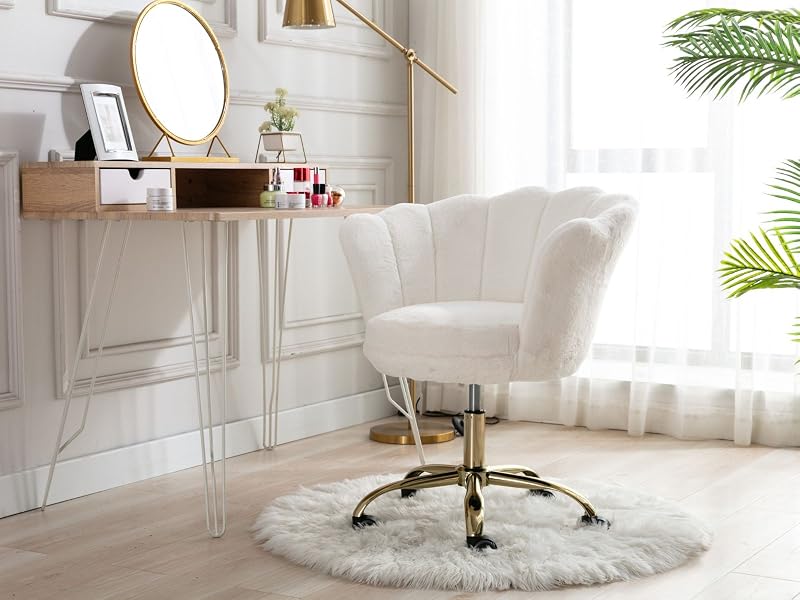 chaise bureau en velours