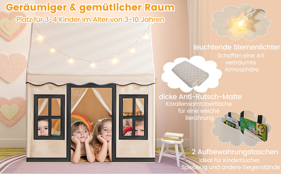 COSTWAY Kinderspielhaus