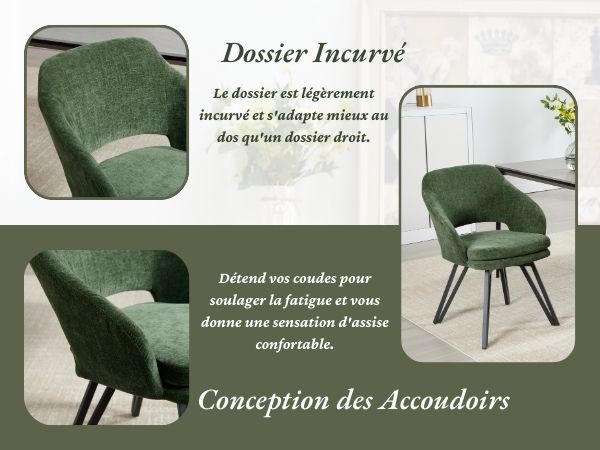 chaise de salon pivotante chaise design  chaise salle a manger oied metal