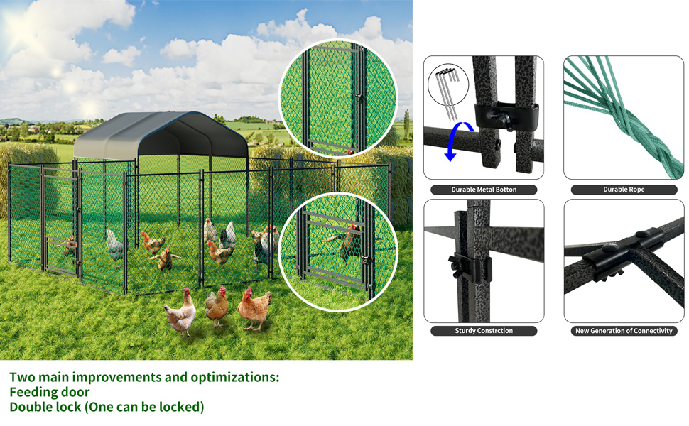 recinto galline esterno gabbie per galline ovaiole pollaio gabbia per galline rete pollaio