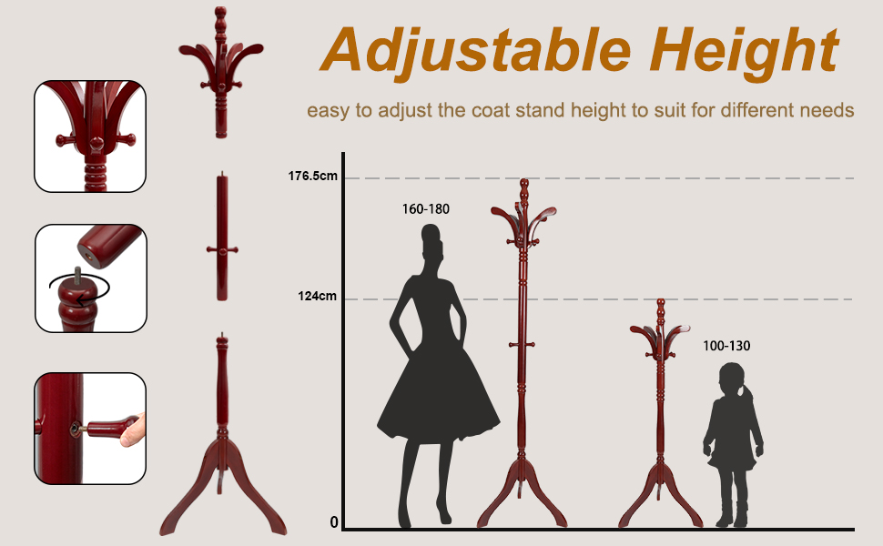porte-manteau réglable
