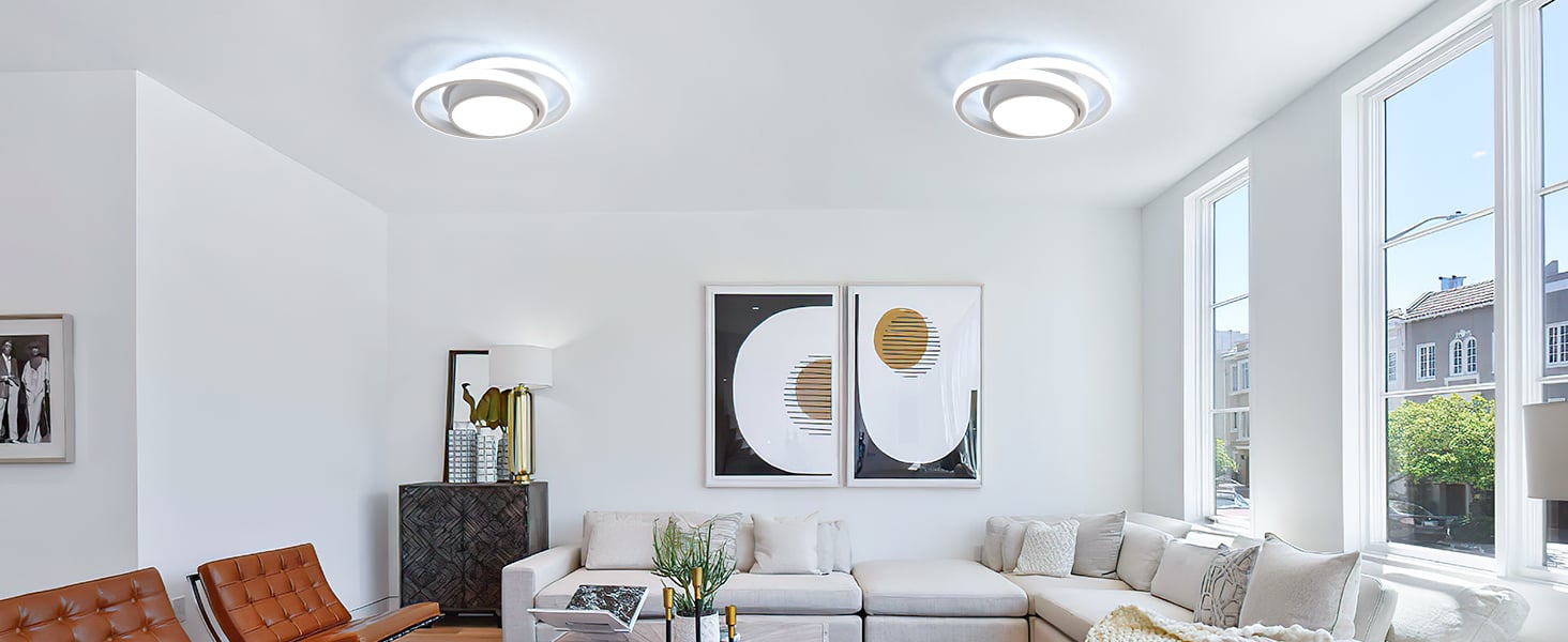 Plafon LED, Lámpara de techo redonda