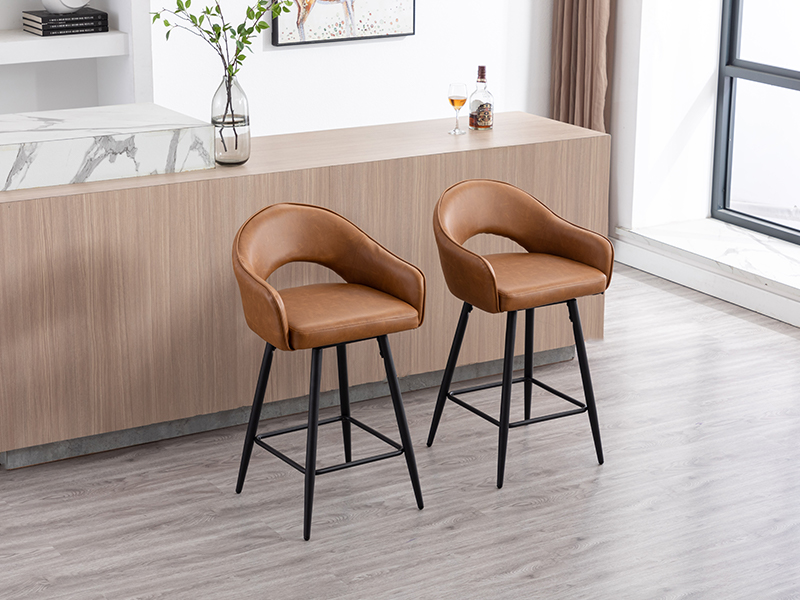 Ya-Home Chaise Bar Pivotant Lot de 2