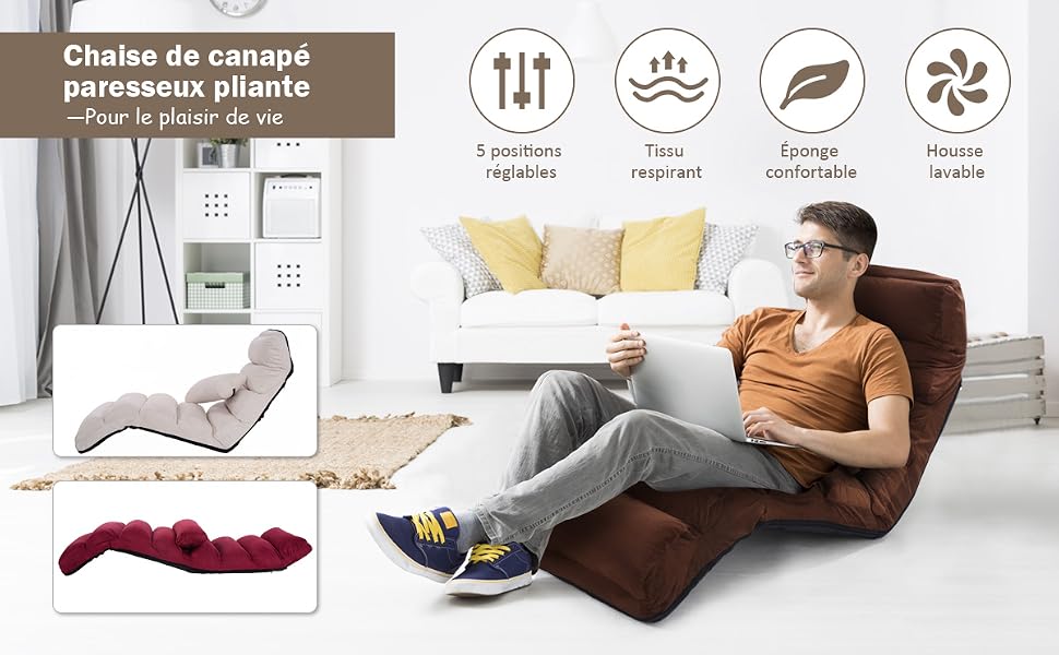 Fauteuil Relax COSTWAY