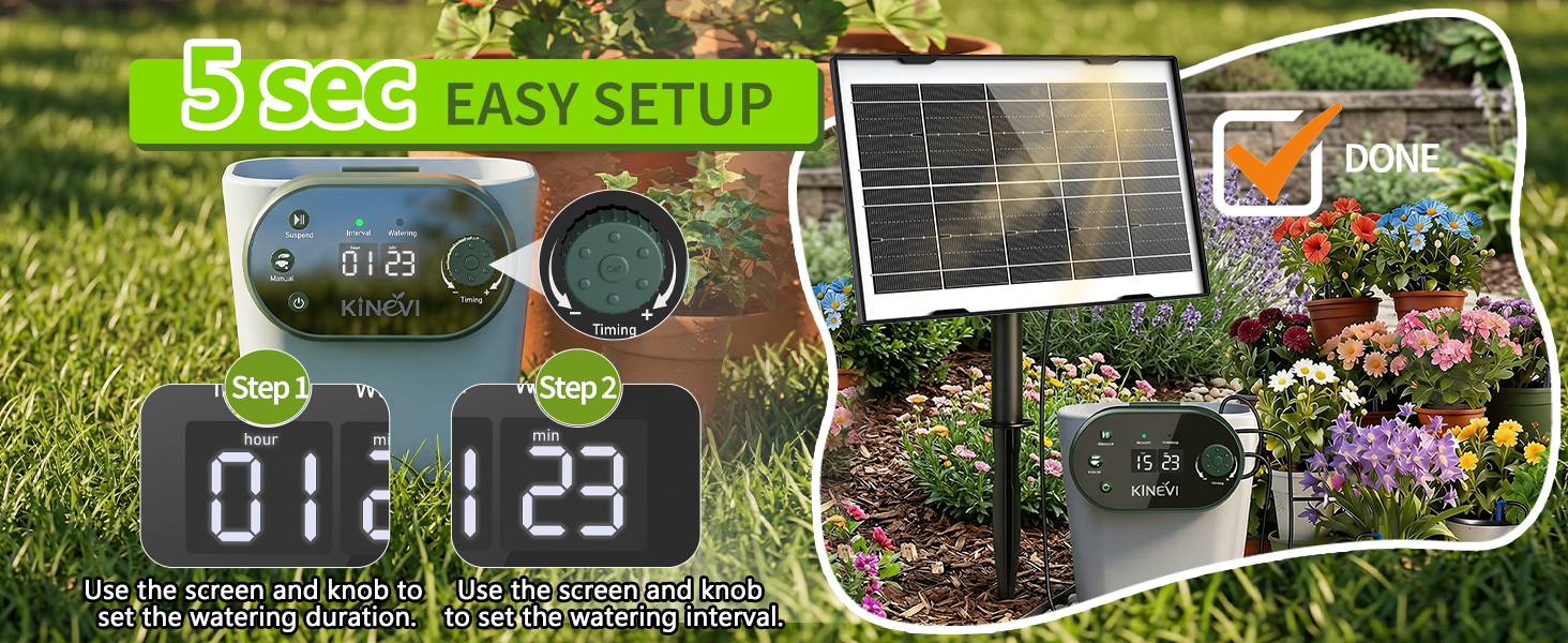 Solar Drip Irrigation System 3W