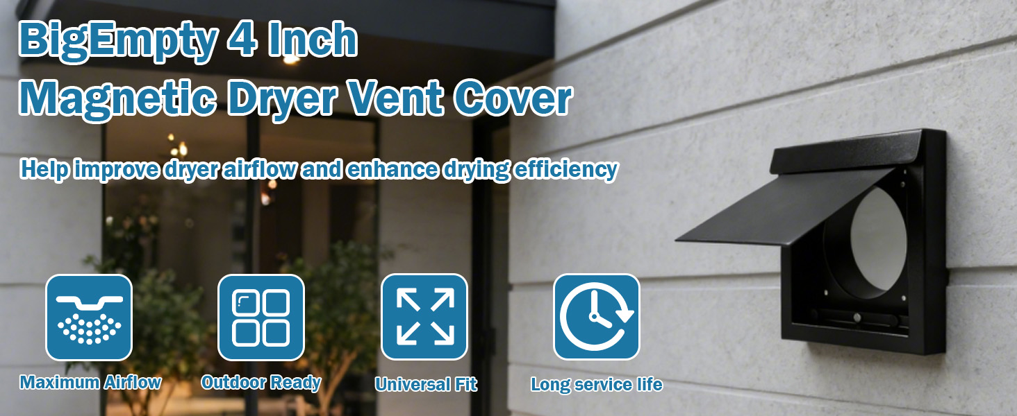 BigEmpty 4 Inch Dryer Vent