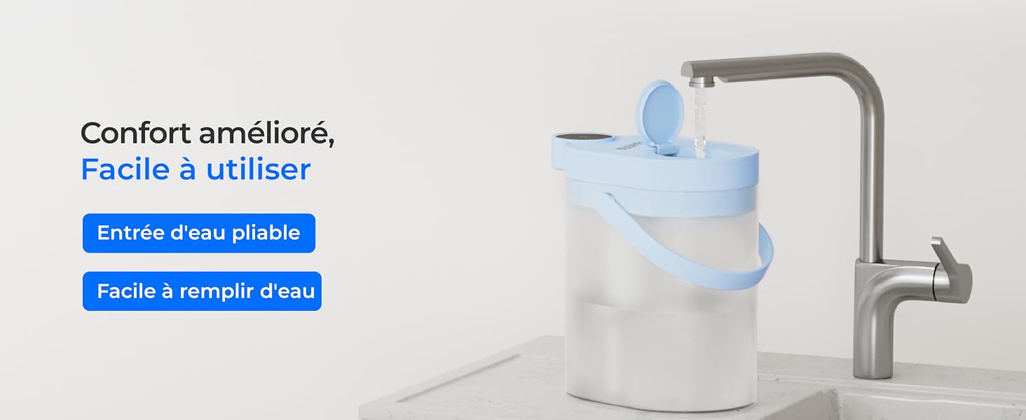 Confort amélioré, Facile à utiliser