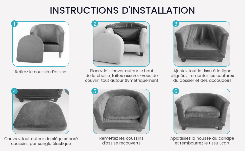 Housse de Fauteille Extensible