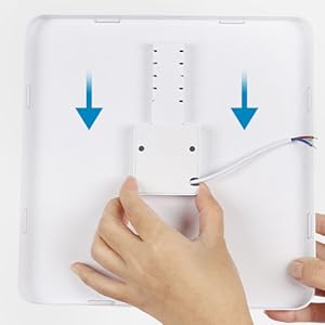 Carrée-LED-Deckenleuchte 6500k