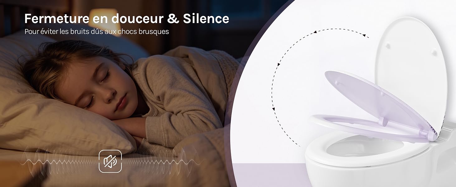Le texte se lit comme suit : « Formation et relaxation » et « Silence ». Personne dormant paisiblement sur un oreiller blanc avec le produit d'oreiller blanc exposé.