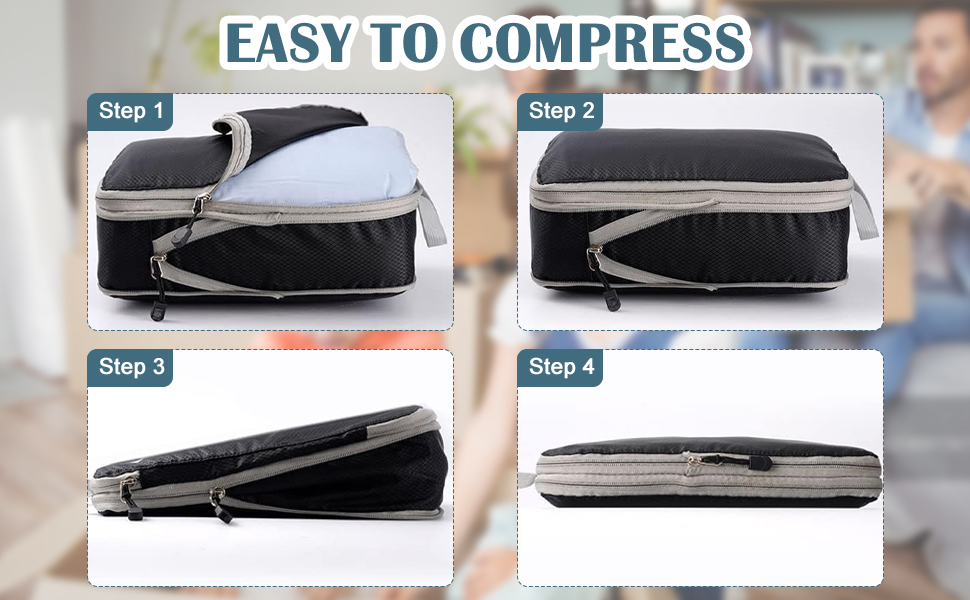 organisateur valise compression packing cubes compression organisateur de voyage