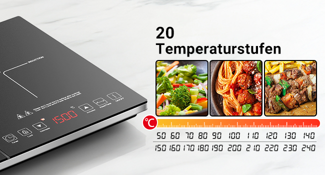 -Thermostat ist intelligent, tragbar und tragbar.