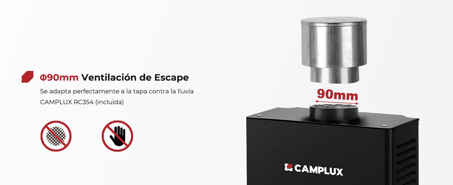 Tubo de ventilación