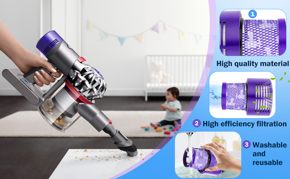 Filtres de Rechange pour Dyson v10