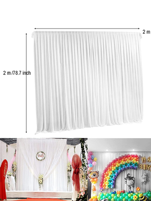 Tenda per decorazioni matrimonio natale: sfondo finestra bianco casa compleanno fotografico addobbi