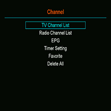 Edición de canal