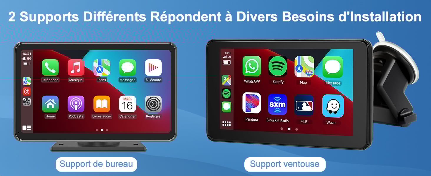 2 Supports Différents