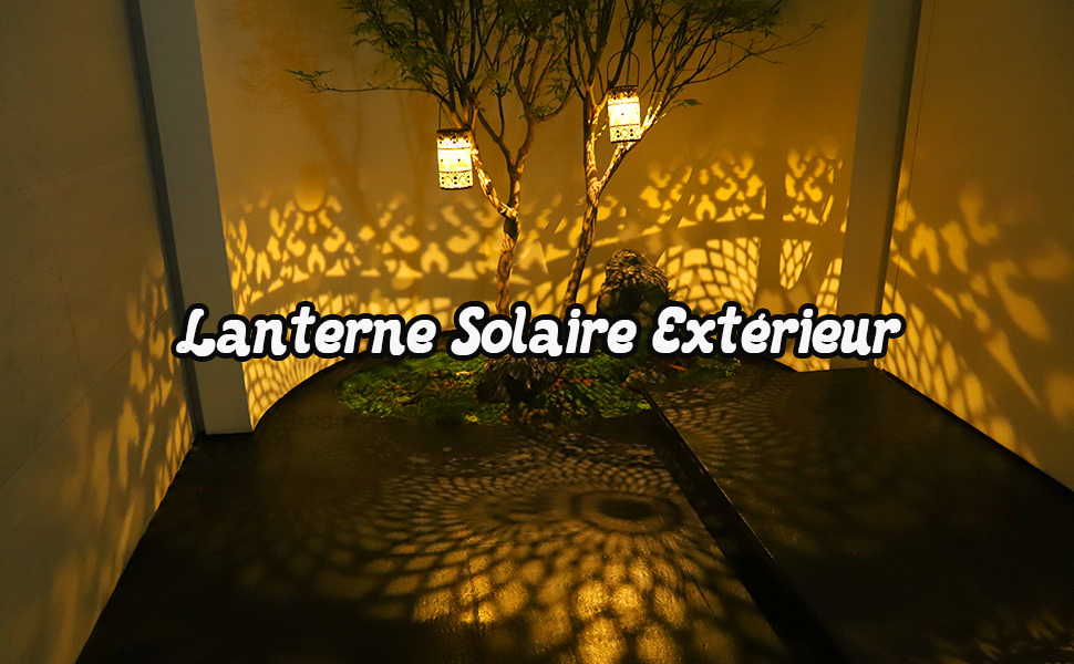 set di 2 lanterne in metallo nero lanterna da giardino