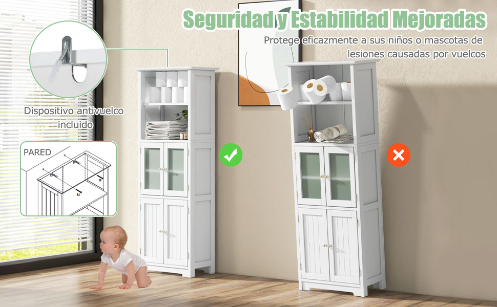 Armario Alto de Baño