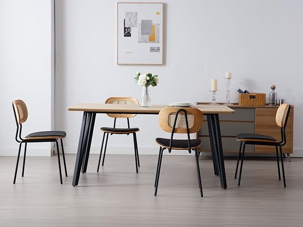 chaise cuisine bois matal