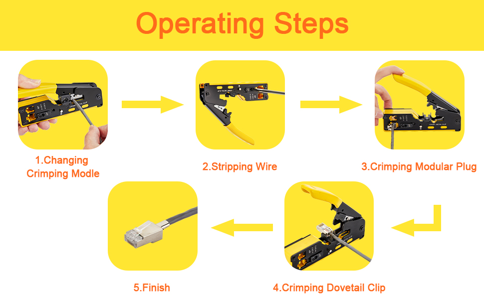 Pince à Sertir RJ45