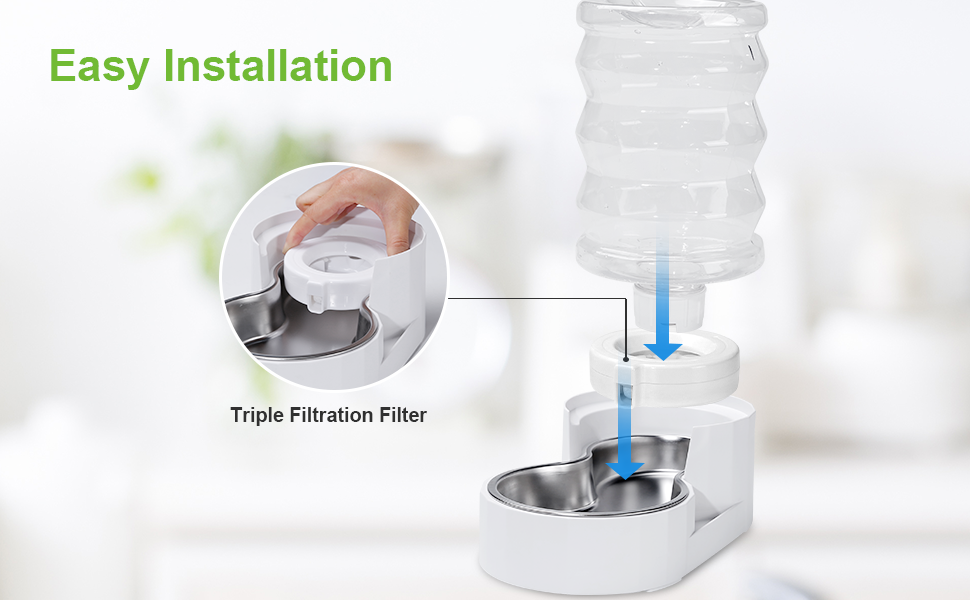 Filtro para dispensador de agua para perros