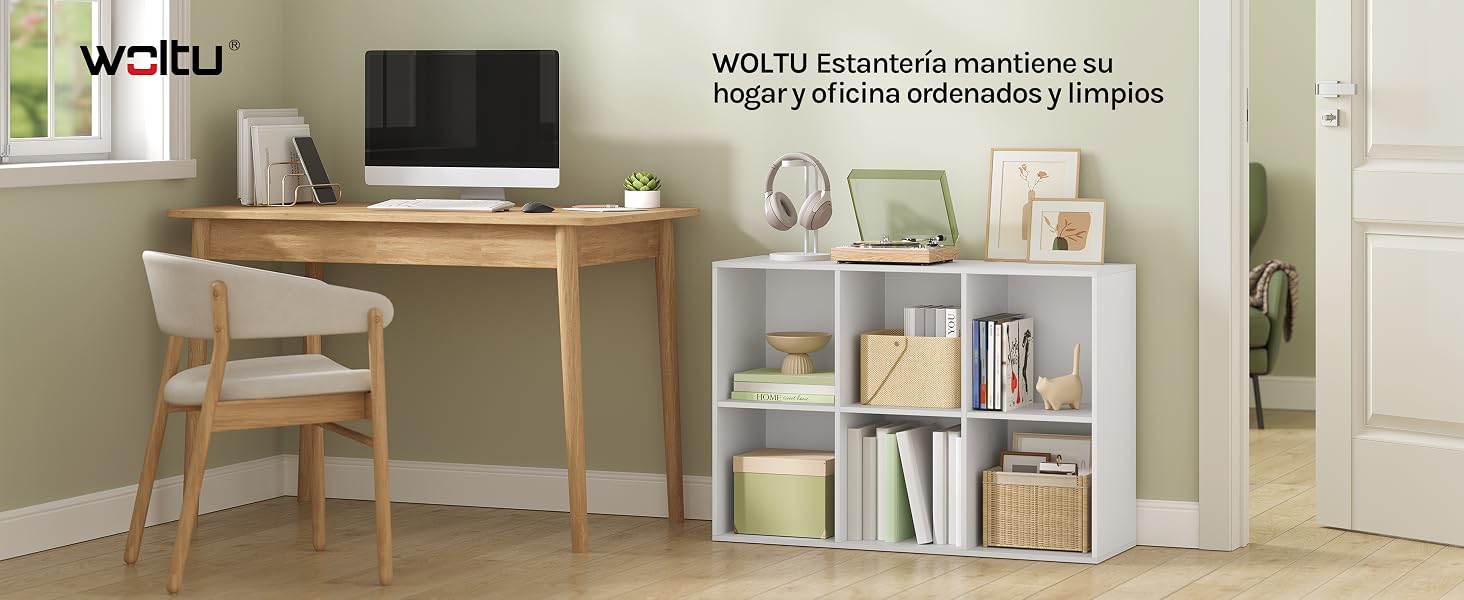 libreria blanca 6 cubos pequeño estanteria 3 niveles organizador juguetes libros estantes mueble