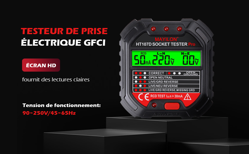 Courant Automatique Détecteur de Tension 
