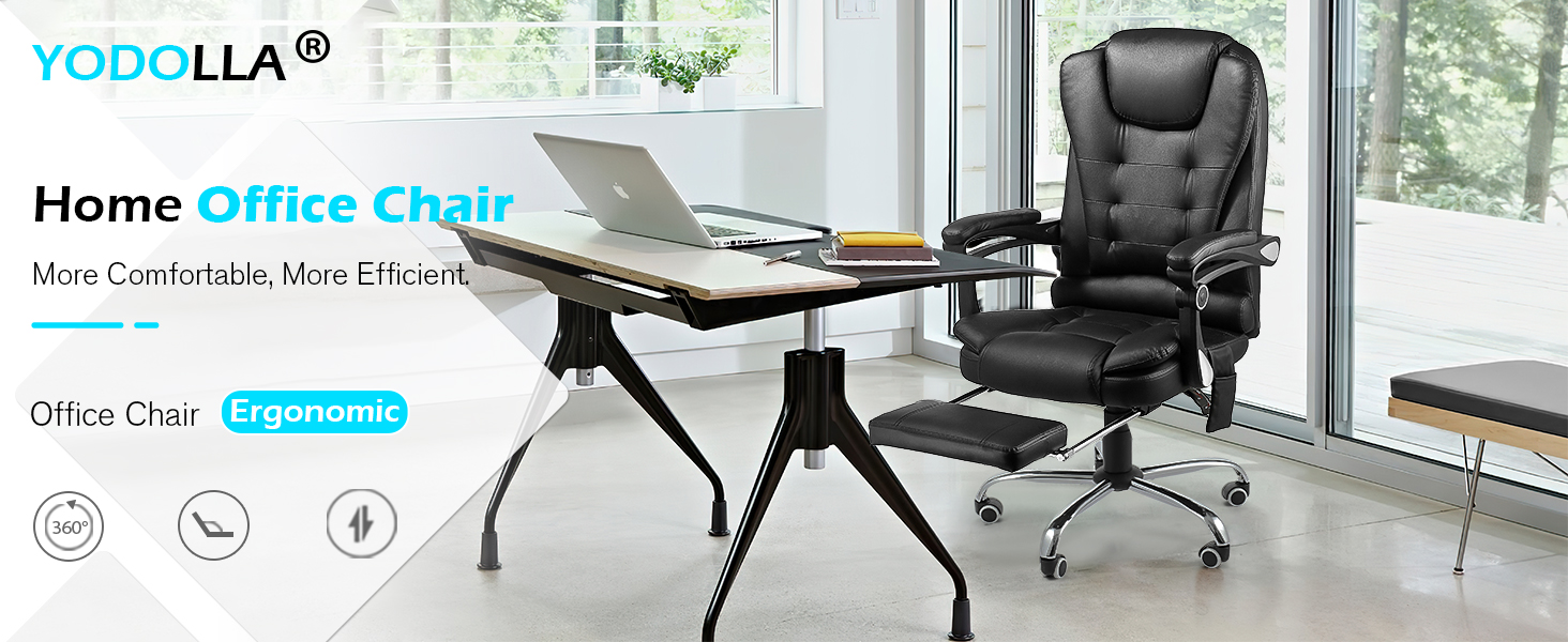ergonomic chair with footrest (1)