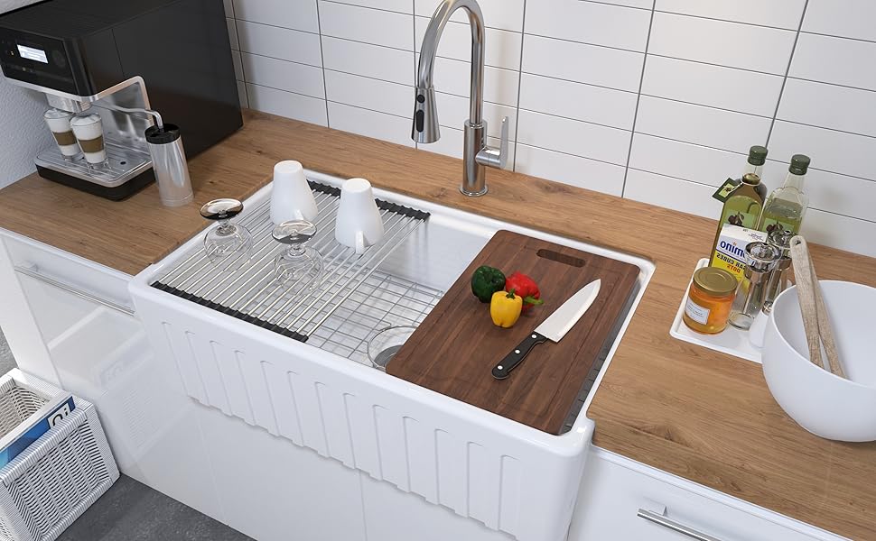 ceramic workstation kitchen sink