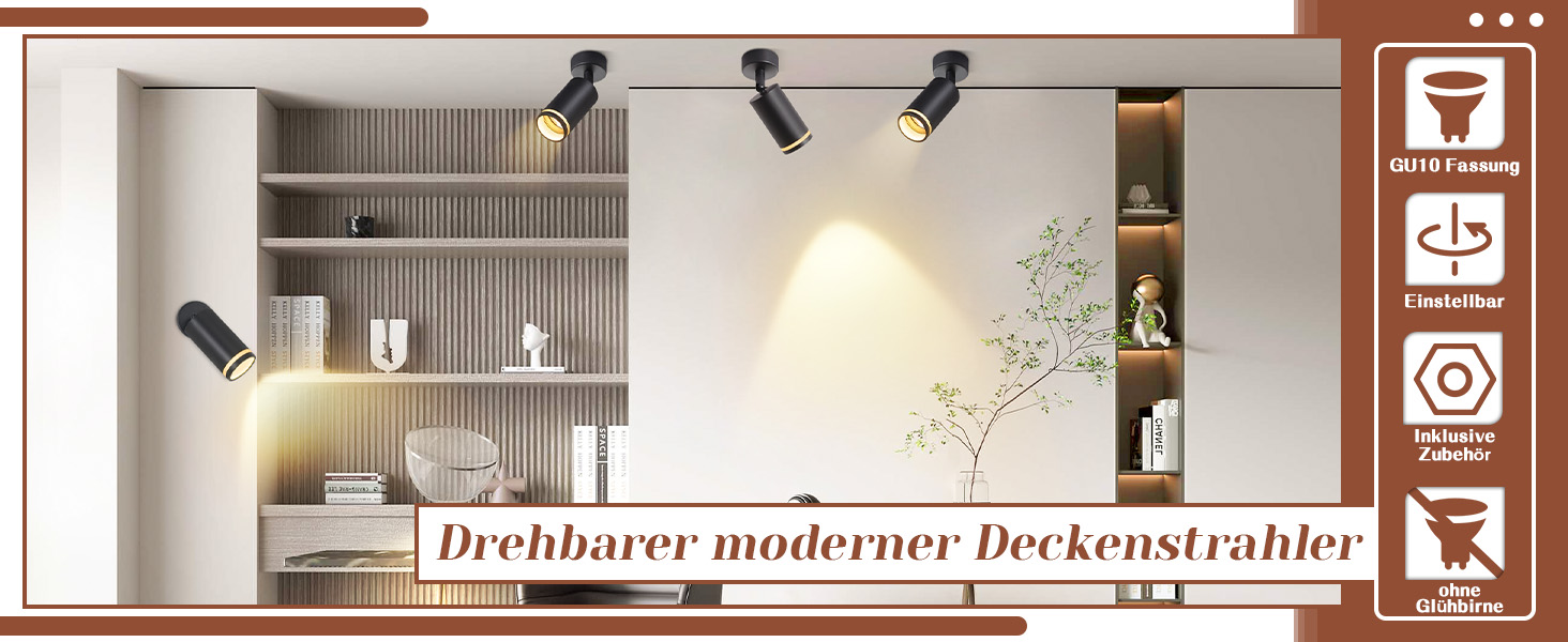 modern Deckenstrahler