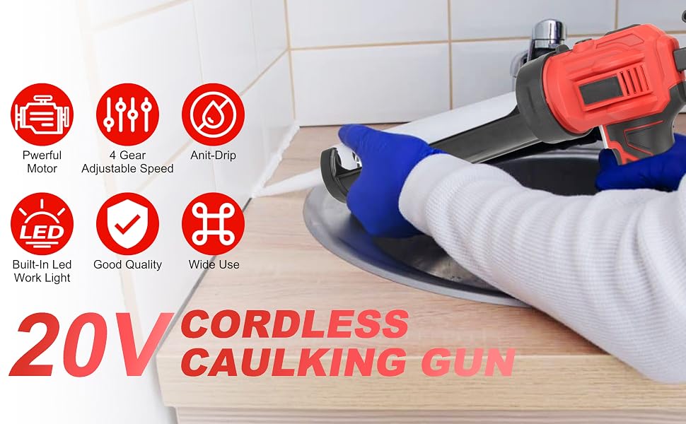 Yunir Cordless Caulking Gun